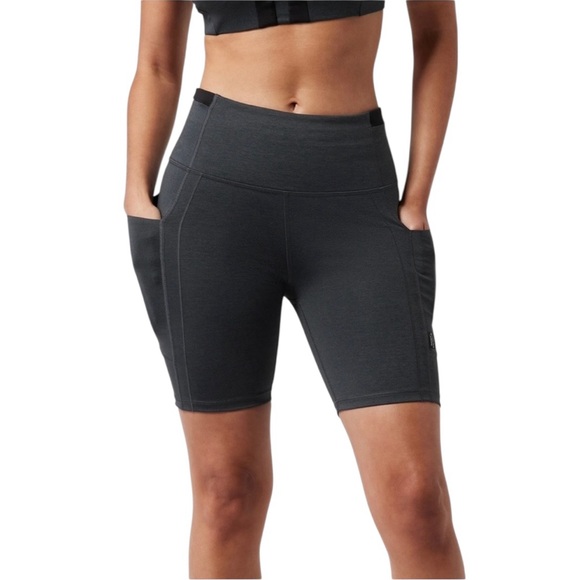 Athleta x Allyson Felix Ultimate Stash Legend 7" Short in Black Heather Size S - Picture 1 of 12
